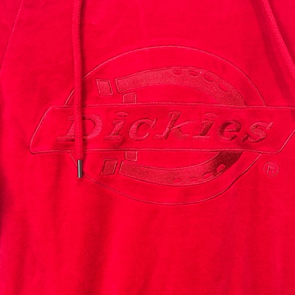 DICKIES Women’s Red Pullover Raglan Hood - Picture 3 of 6